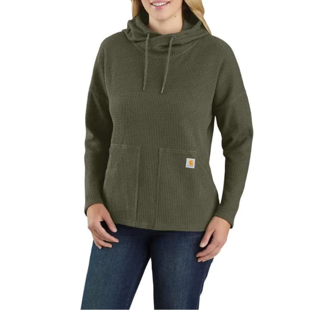 Carhartt Olive Green Waffle Knit Hoodie

Relaxed Fit Heavyweight Hooded Thermal